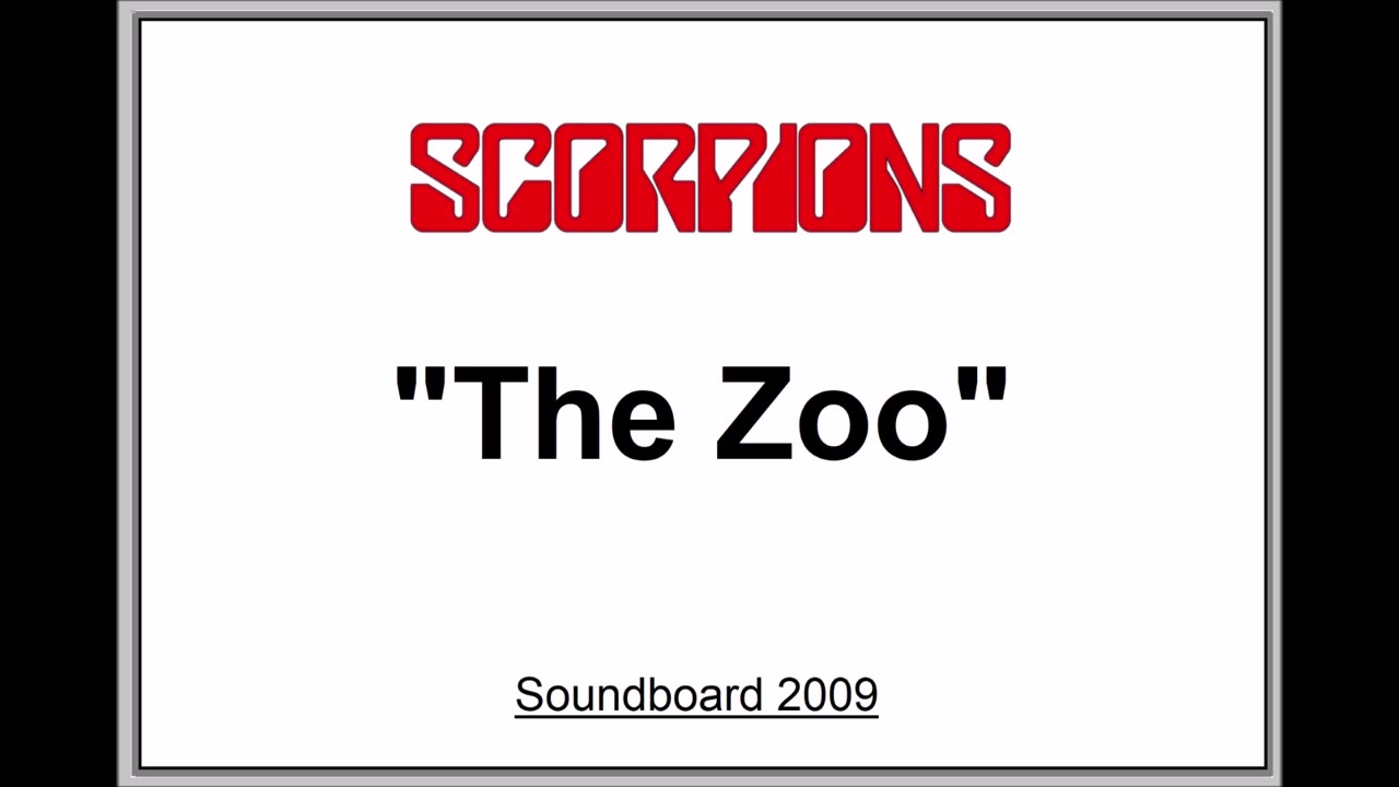 Scorpions - The Zoo (Live in Gdansk, Poland 2009) FM Broadcast