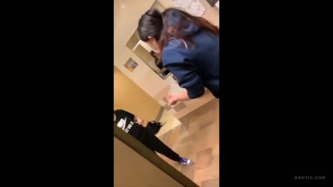 Fat White Girl Gets Wrecked in High School Fight