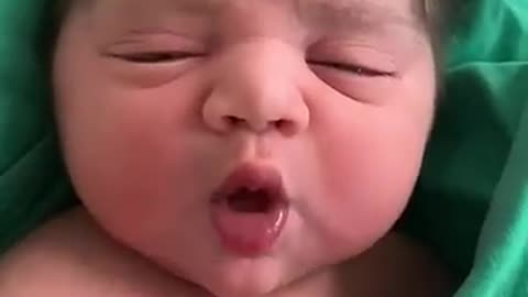 Adorable Baby Sleeping Peacefully | Sweet Dreams Moment"