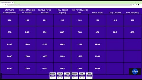 Some nerds play Custom made Jeopardy Epi.25