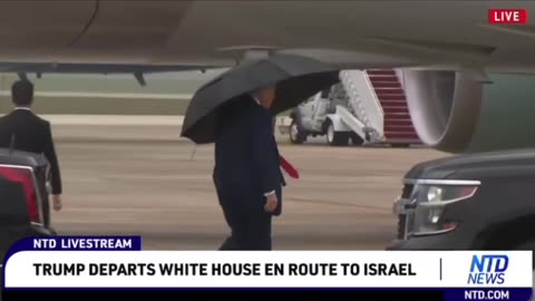 BREAKING – President Trump is headed to Tel Aviv.