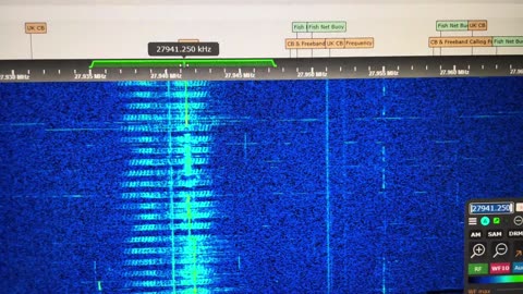 27.815 AM UNID Two-Way Land Mobile Radio Comms Possible Radio Taxi Cab [W3HFU SDR] 14 March