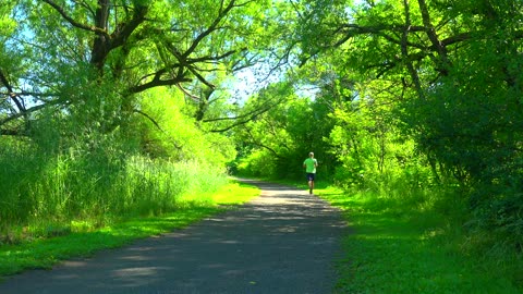 Scenic walk in Antigonish, Nova Scotia