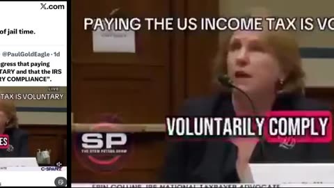 Paying Income Taxes is VOLUNTARY - Rep Burchett reposts, - then comments: 'Voluntary w/ the threat of jail time.'