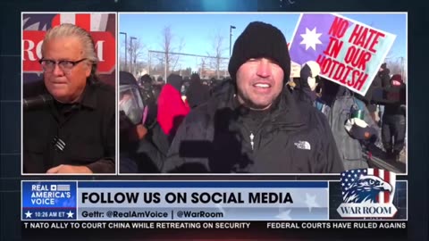 'We don't want you!' Minneapolis protesters shut down Steve Bannon's reporter on live TV