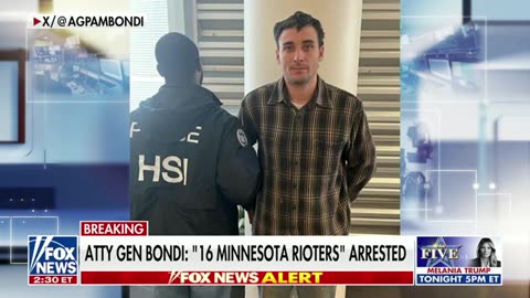 The DOJ Announces 16 Arrests Of Left-Wing Anti-ICE Rioters In Minnesota Who Assaulted Federal Agent