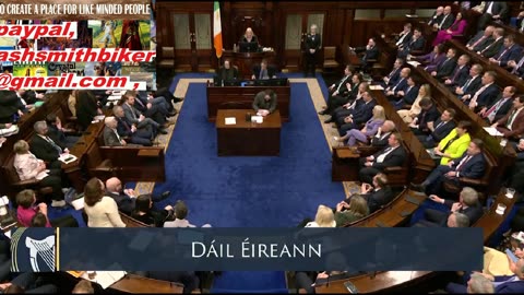 #Chaotic, scenes at, #Irish, #parliament, in row over speaking