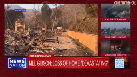 Mel Gibson's $14.5m Malibu mansion burned down at the same time he was filming JRE