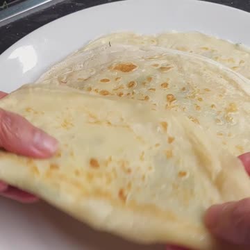 5-Minute Savory Parmesan Pancakes with Herbs. Delicious Breakfast Snack. Quick & Easy. Fast & Tasty