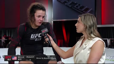 Bella Mir Post-Match Interview _ UFC BJJ 4