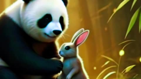 The Brave Panda and the Trapped Rabbit | A Heartwarming Animal Rescue Story