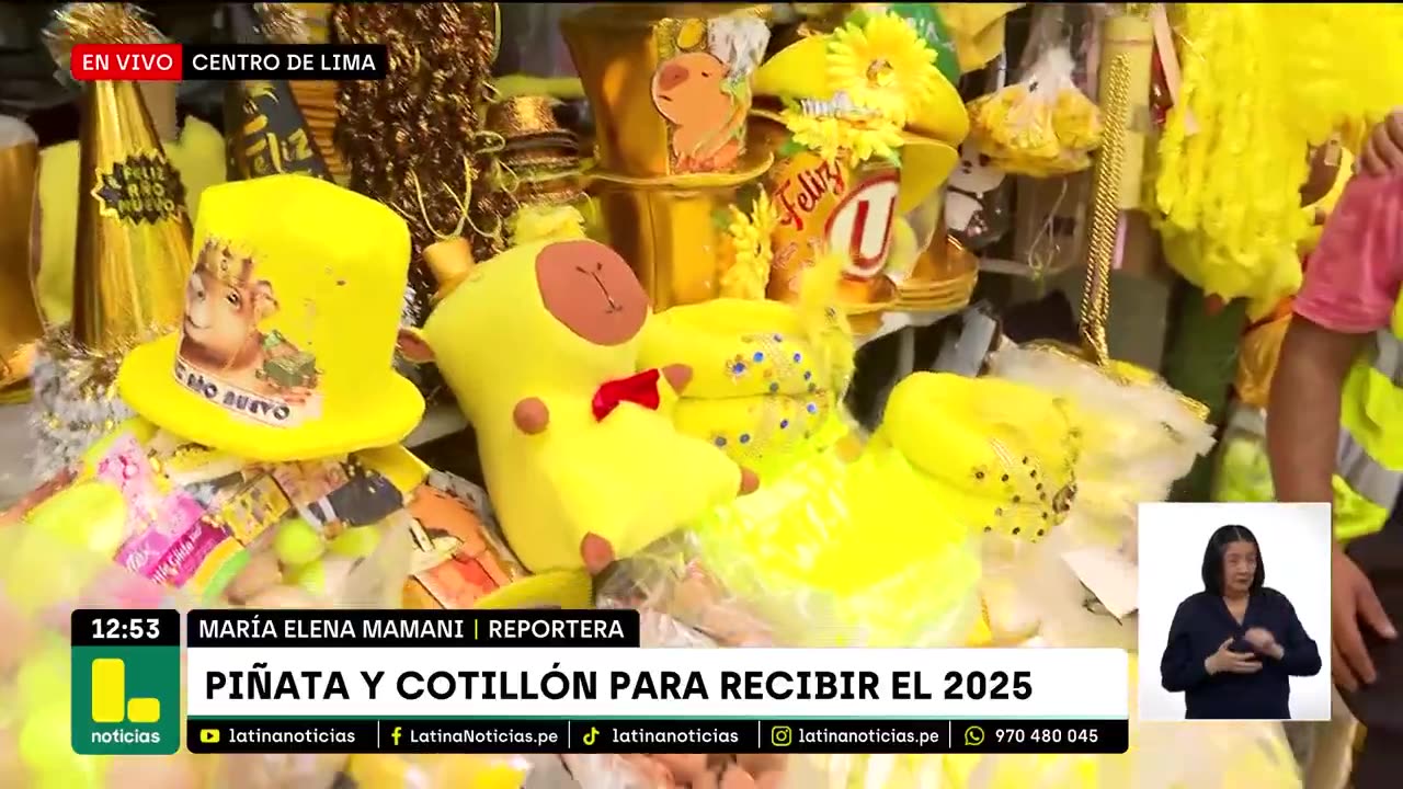 Piñatas de Dina Boluarte, Chibolín, Pamela Franco y más: Mercado central se prepara para Año Nuevo