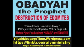 Obadyah- Edom's Reckoning and Israyl's Triumph