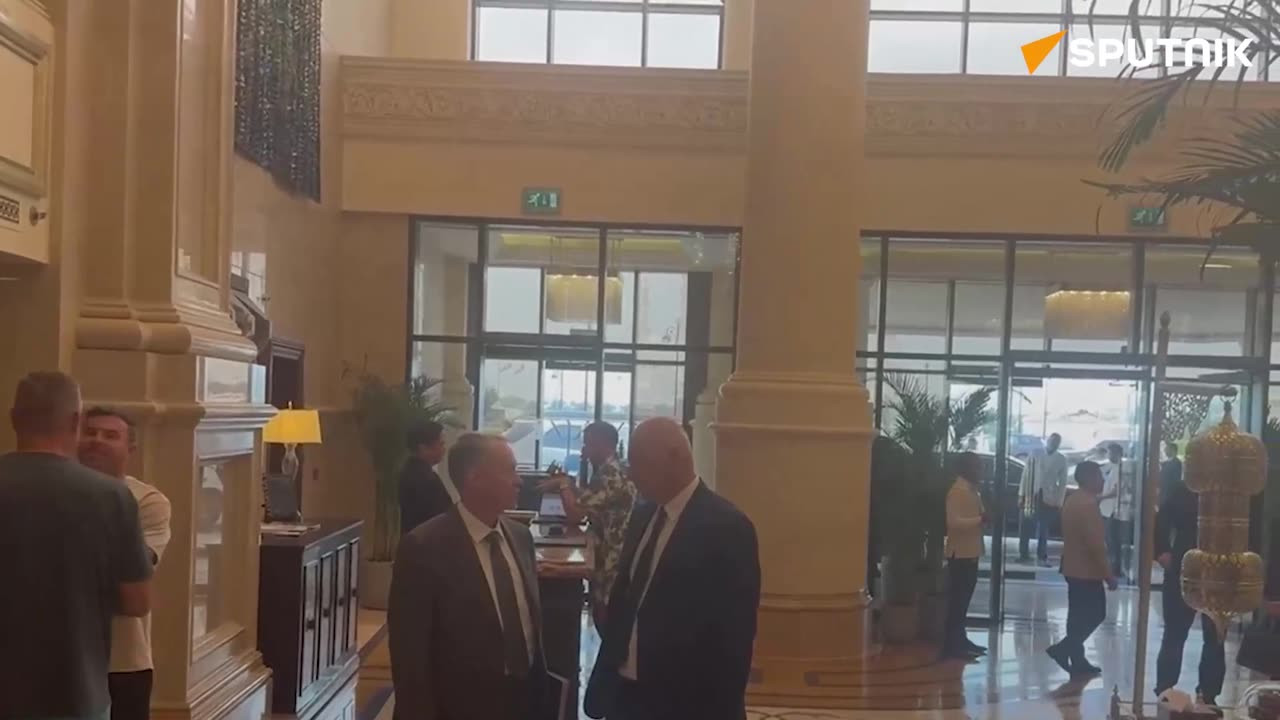 Russian delegation back at hotel after Russia-US-Ukraine Abu Dhabi talks — Sputnik footage