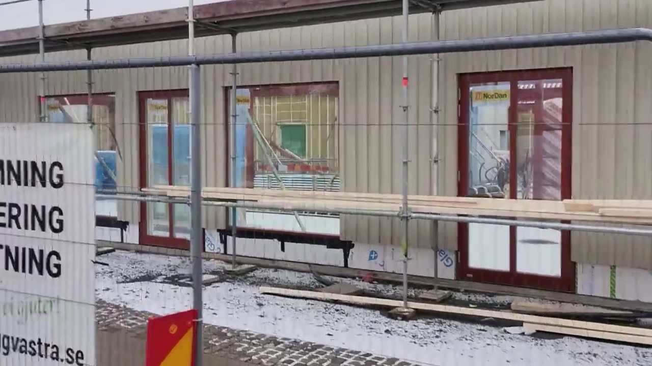 Byggnation på Storgatan i Kungsbacka