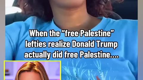 Trish Regan - Reality Check! The Free Palestinism Cult - When Libs realize Trump Acrually....