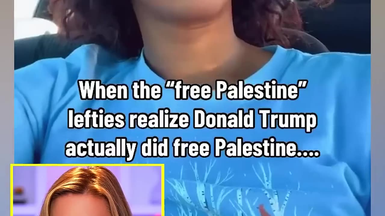 Trish Regan - Reality Check! The Free Palestinism Cult - When Libs realize Trump Acrually....