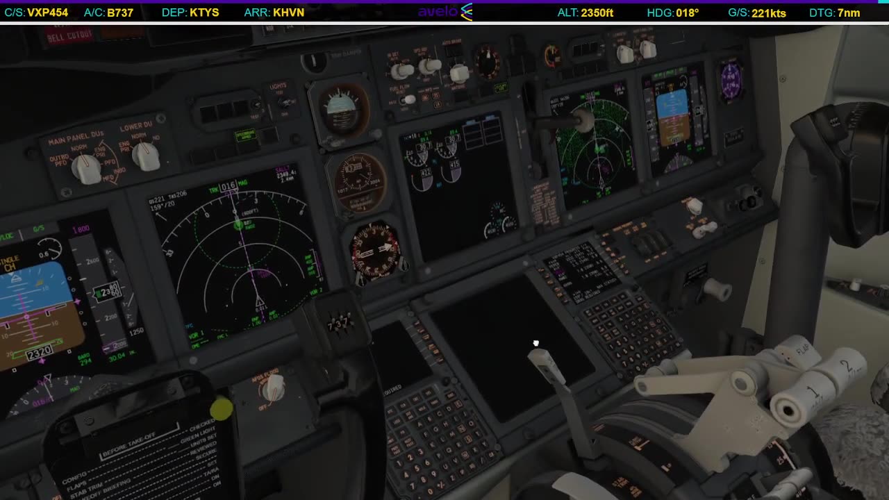 Landing in New Haven (KHVN)