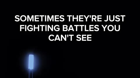 Learn to give space, not chase noise.