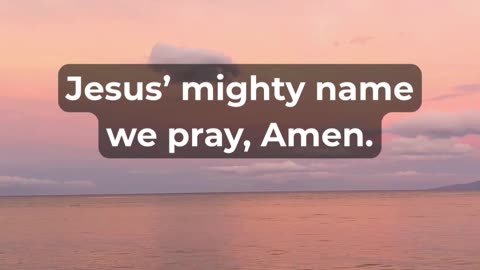 The Perfect Prayer to Start Your Day.