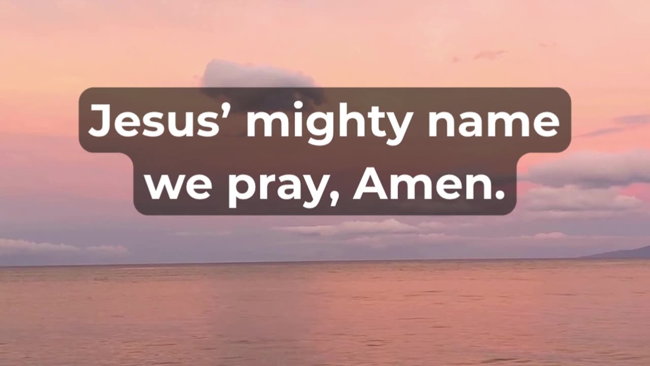 The Perfect Prayer to Start Your Day.