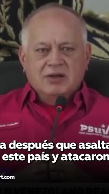Diosdado Cabello: Washington se valió de "una fantasía" para atacar a Venezuela