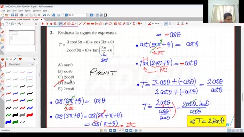 ANUAL ADUNI 2024 | Semana 24 | Trigonometría | Álgebra