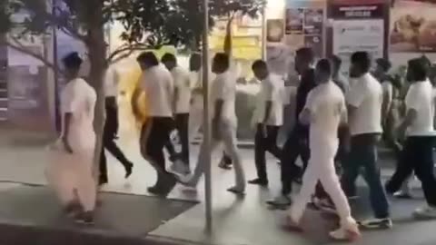 INDIAN INVASION: Indians march down the street and demand Australia become a Hindu Country