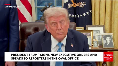 Oval Office Showdown: Trump Signs New Orders & Takes on Reporters!