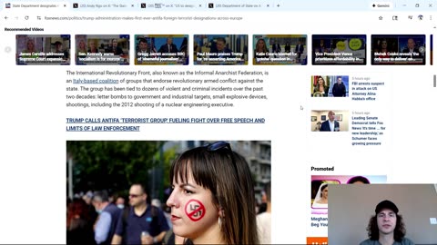 Antifa Designated As Foreign Terrorist Organization