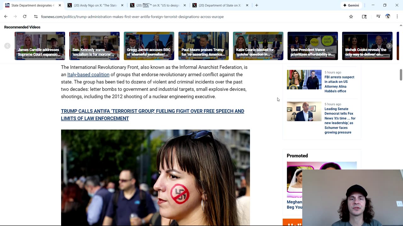 Antifa Designated As Foreign Terrorist Organization