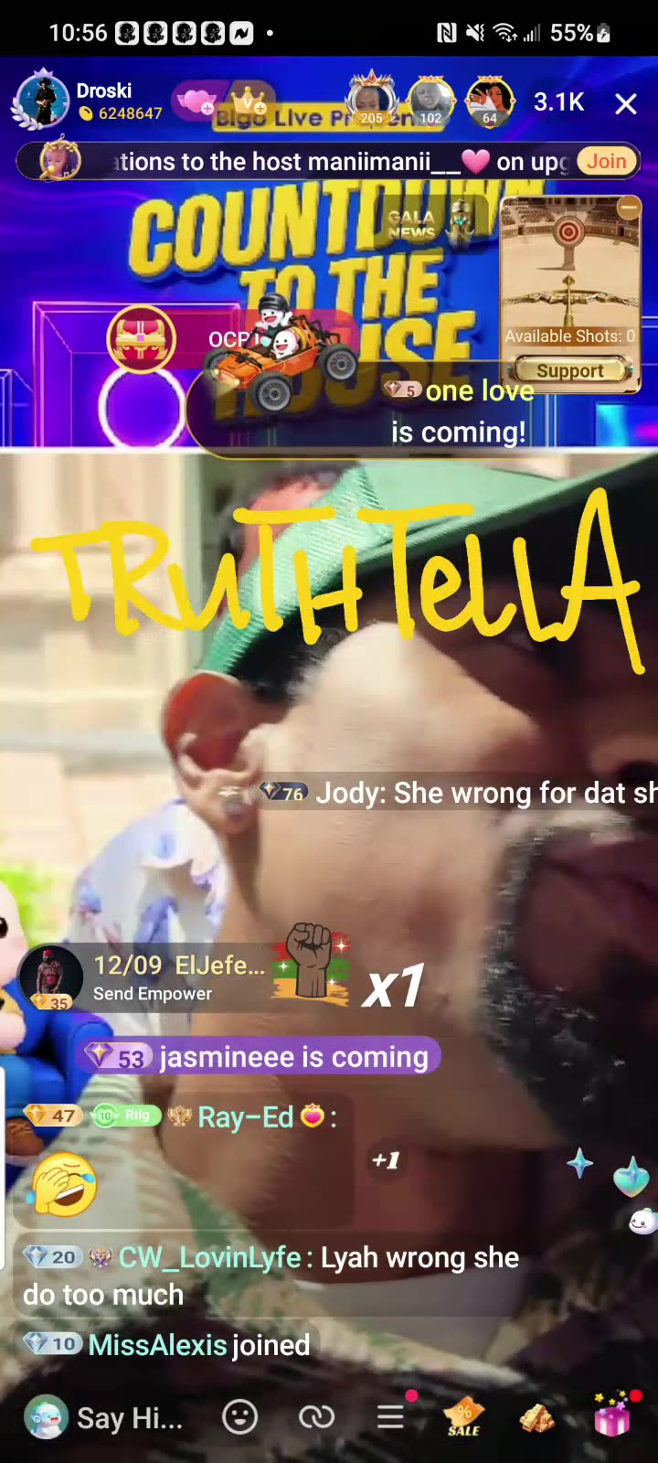 DROSKI LIVE WITH LIYAH THE DOLL & MRS LATENIGHT BARBIE