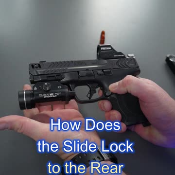 How does the slide know to lock to the rear on empty?