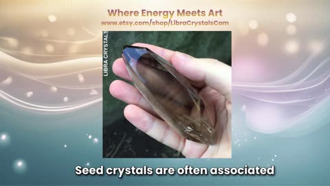 Ancient Earth Smoky Quartz Seed Crystal | Double Terminated Grounding Gem Point