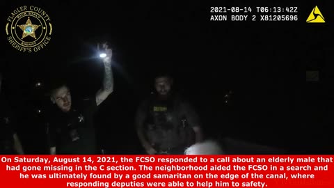 BODYCAM: FCSO Deputies Rescue Elderly Man Dangling Over Canal