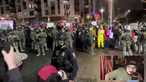 #Portland #ANTIFA #ICE #Protesters Get Gassed At #NoKings For Pushing Back