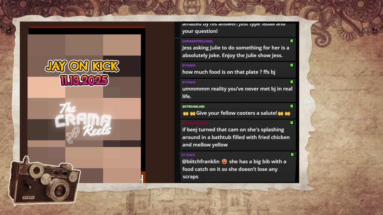 Jay on Kick.. no audio distortion