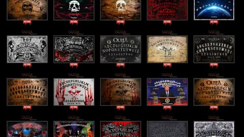 Ouija Boards at QuittingHeaven.com 100 Designs to Choose From Link Below