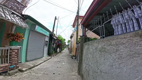 Stillness on Zapanta Street in Cardona Rizal, Philippines