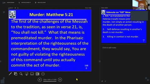 Sunday October 5, 2025 Life of the Messiah 179: Tradition vs Truth