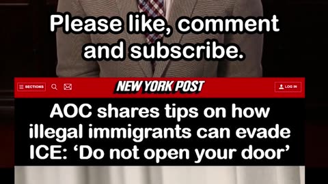 AOC Has Webinar on How to Avoid ICE: ‘Do not open your door’