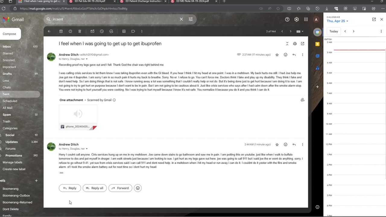 Harassing Crisis Services (Warning: Diarrhea) (April 2024)