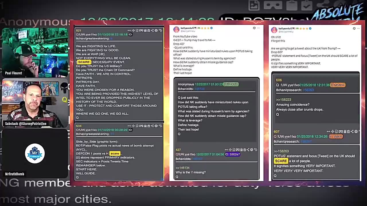 Clips: Absolute Storm Ep 115 w/ Mr Truthbomb - Scare Event