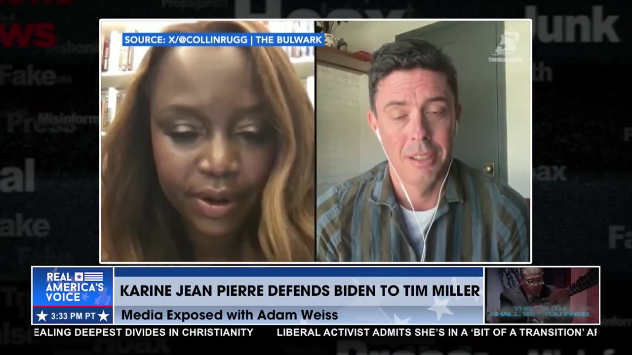 KARINE JEAN PIERRE DEFENDS BIDEN