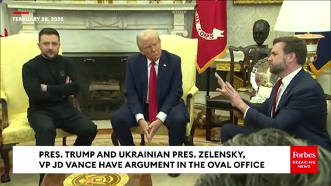 🔥 BREAKING: Trump, Zelensky & JD Vance in Explosive Oval Office Clash! ⚡️