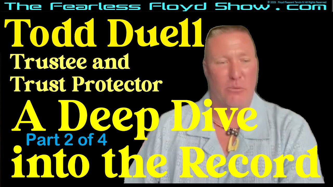 PART 2 OF 4 - Todd Alan Duell - A Deep Dive into the Record