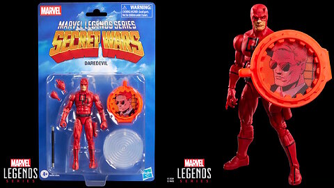 Marvel Legends Series - Secret Wars Daredevil - Retro Collectible Action Figure 6”