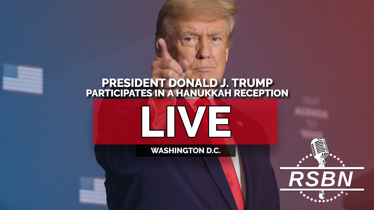 LIVE REPLAY: President Trump Participates in a Hanukkah Reception - 12/16/25