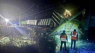 Approximately 150 meters of railway track were destroyed in the Irkutsk Region after