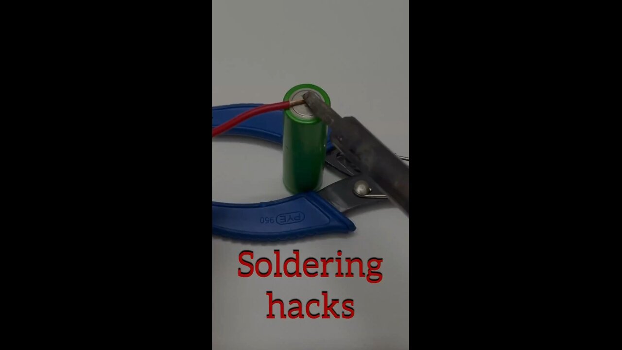 Soldering Hack | Easy Battery Cell Connection